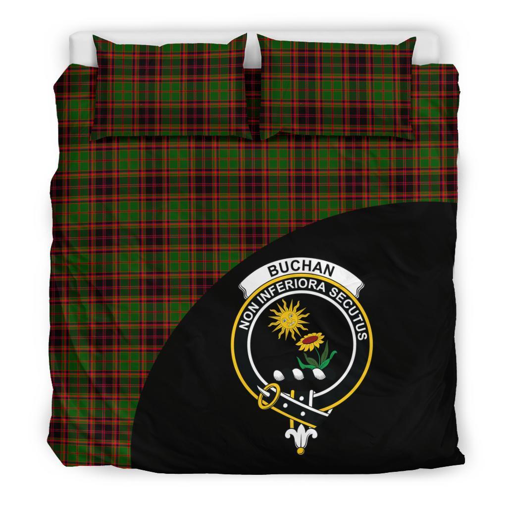 Buchan Modern Family Tartan Crest Wave Style Bedding Set