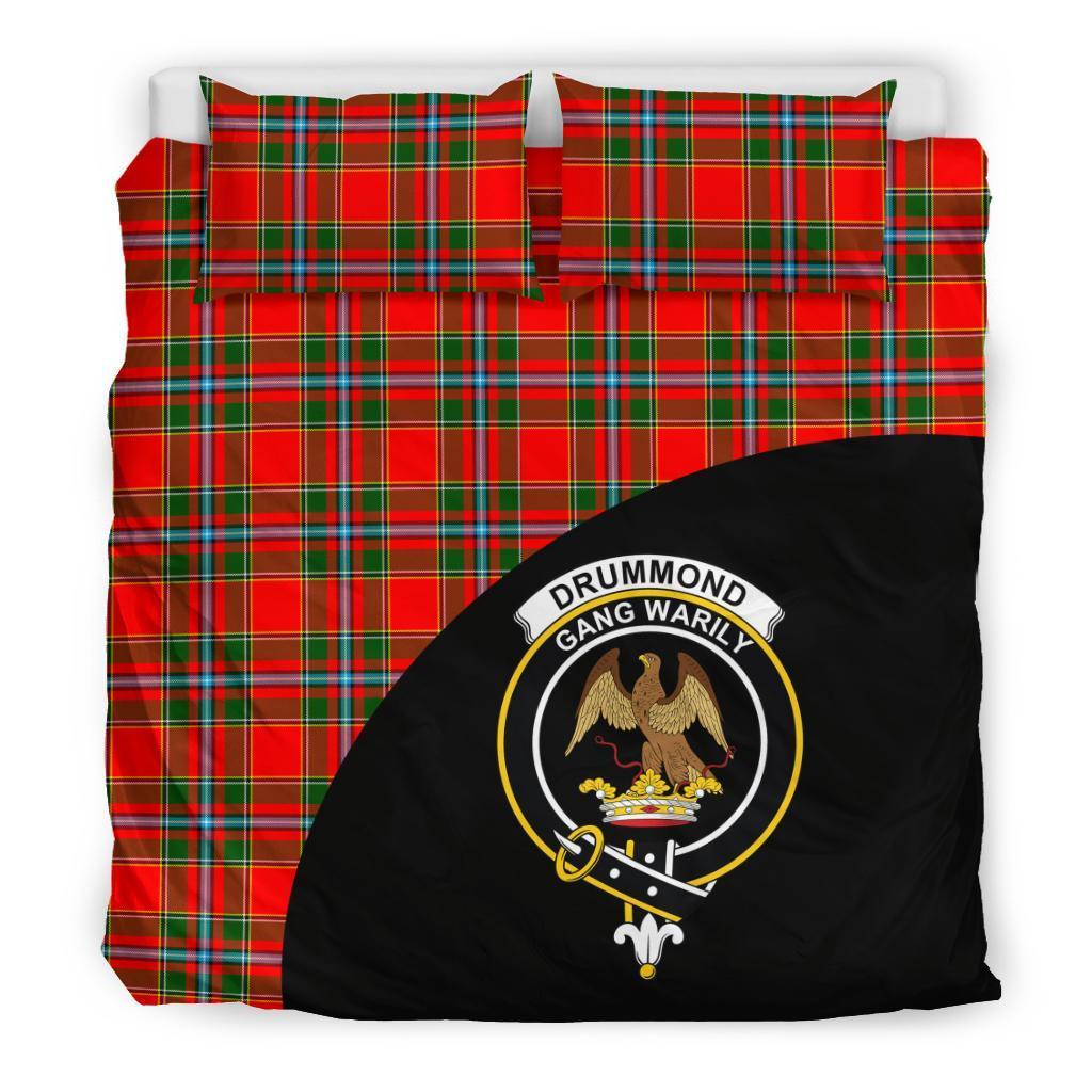 Drummond of Perth Family Tartan Crest Wave Style Bedding Set