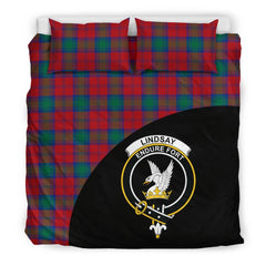 Lindsay Modern Family Tartan Crest Wave Style Bedding Set