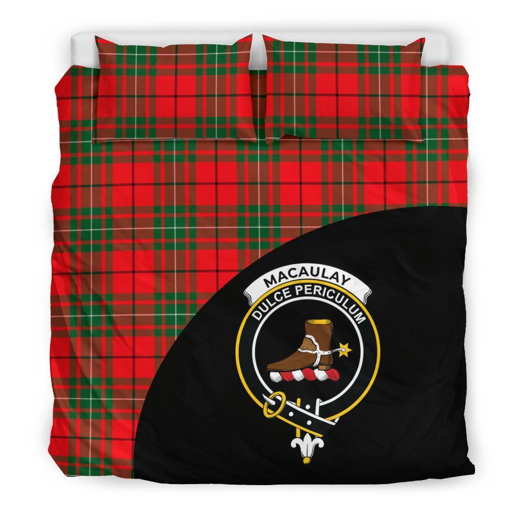 MacAulay Modern Family Tartan Crest Wave Style Bedding Set