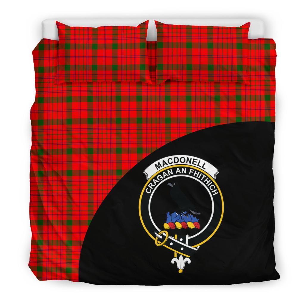 MacDonnell of Keppoch Modern Family Tartan Crest Wave Style Bedding Set