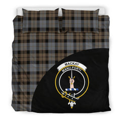 MacKay Weathered Family Tartan Crest Wave Style Bedding Set