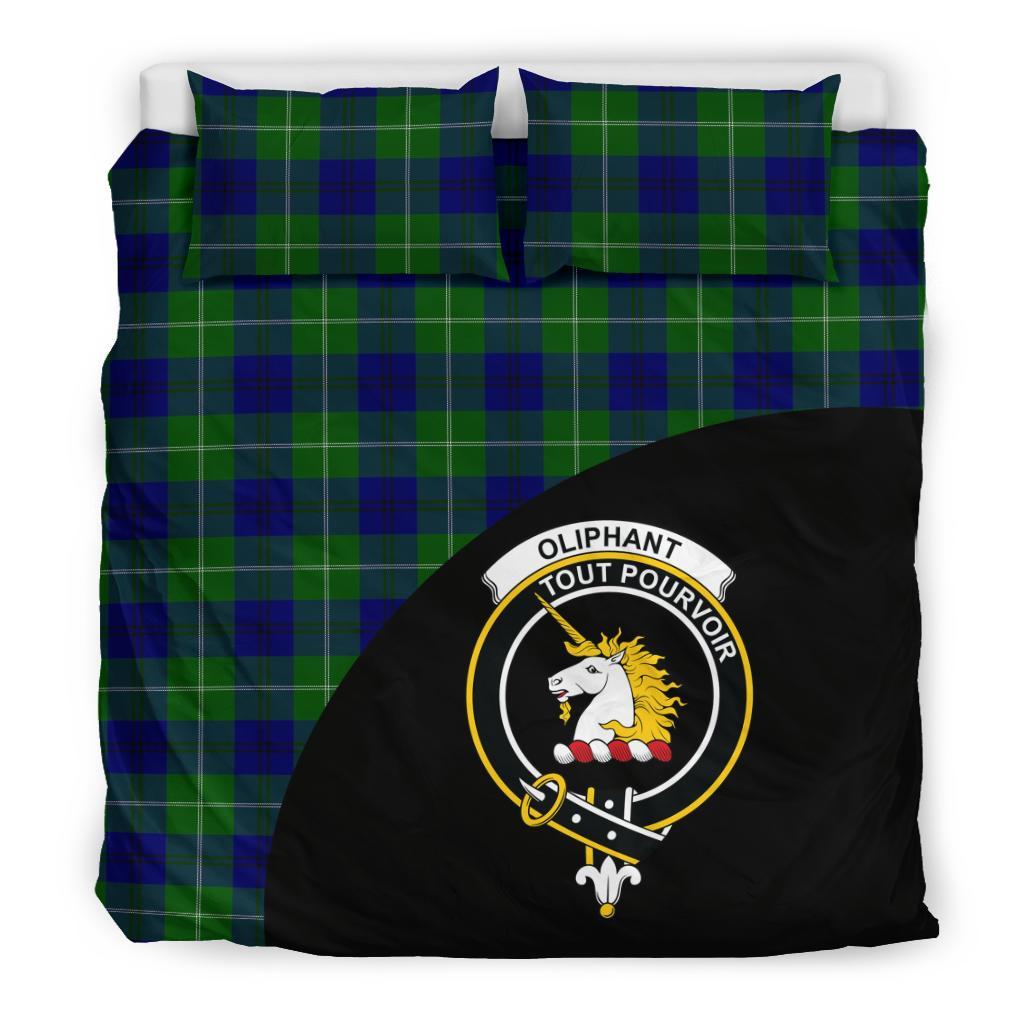 Oliphant Modern Family Tartan Crest Wave Style Bedding Set