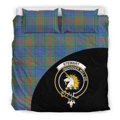 Stewart of Appin Hunting Ancient Family Tartan Crest Wave Style Bedding Set