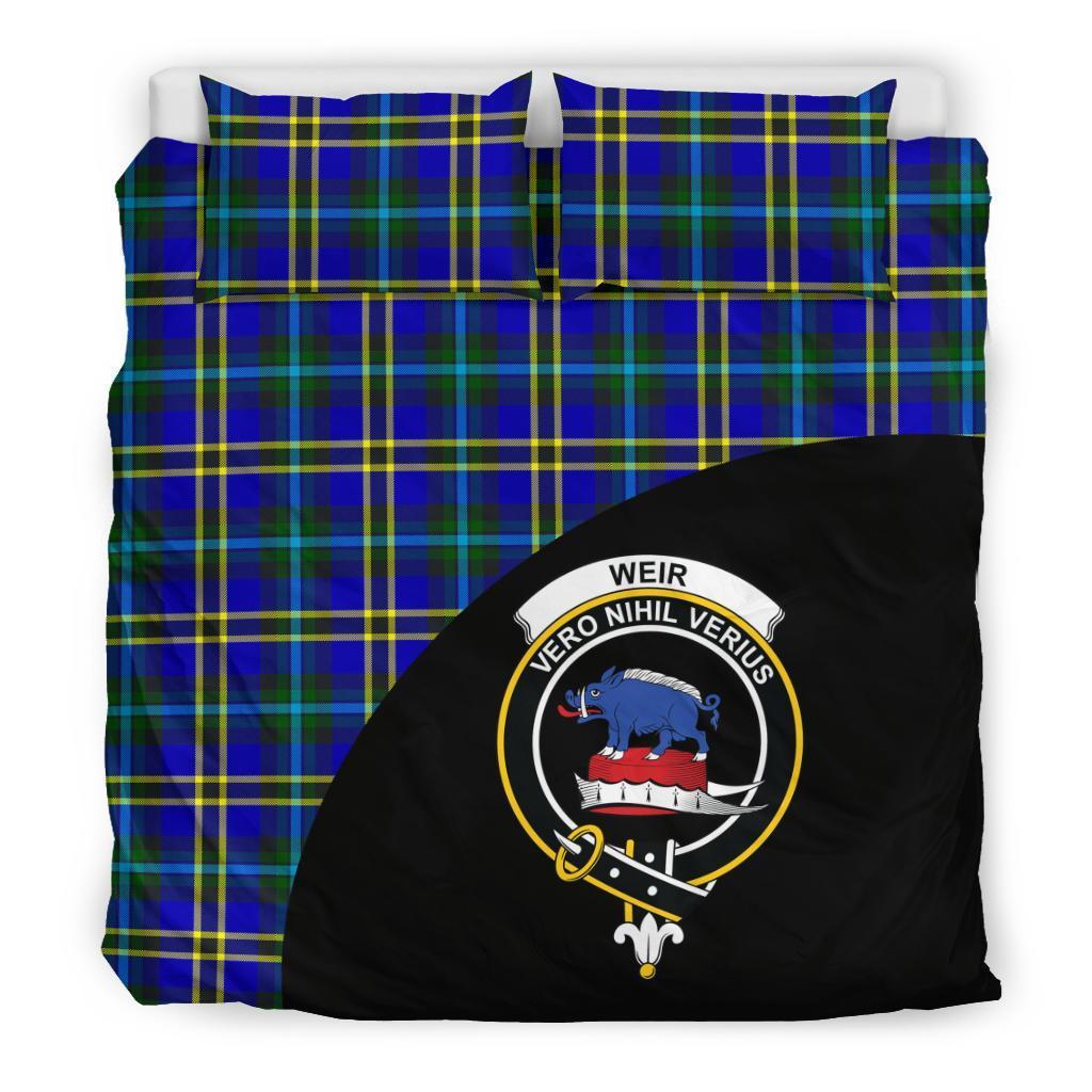 Weir Modern Family Tartan Crest Wave Style Bedding Set