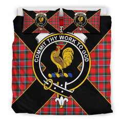 Sinclair Tartan Crest Bedding Set - Luxury Style