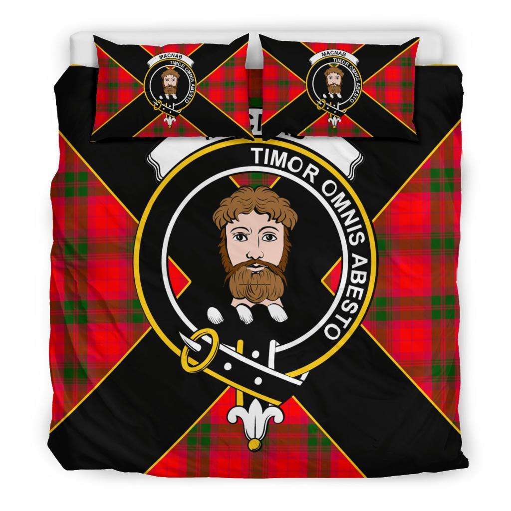 MacNab Tartan Crest Bedding Set - Luxury Style