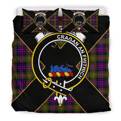 MacDonell of Glengarry Tartan Crest Bedding Set - Luxury Style