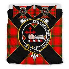 MacDonald (of Sleat) Tartan Crest Bedding Set - Luxury Style