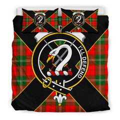 Lennox Tartan Crest Bedding Set - Luxury Style