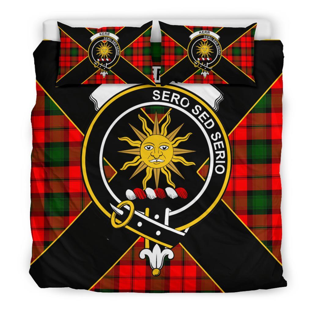 Kerr Tartan Crest Bedding Set - Luxury Style