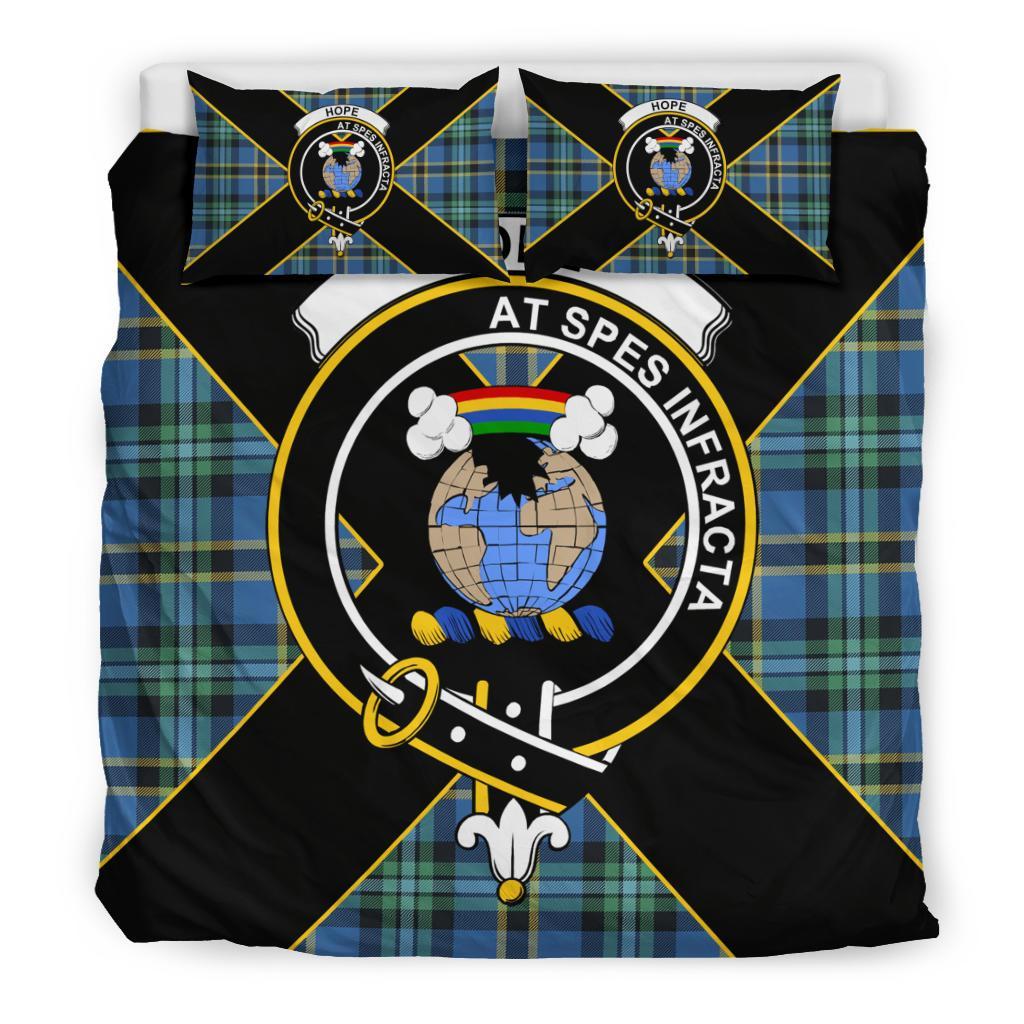 Hope Tartan Crest Bedding Set - Luxury Style