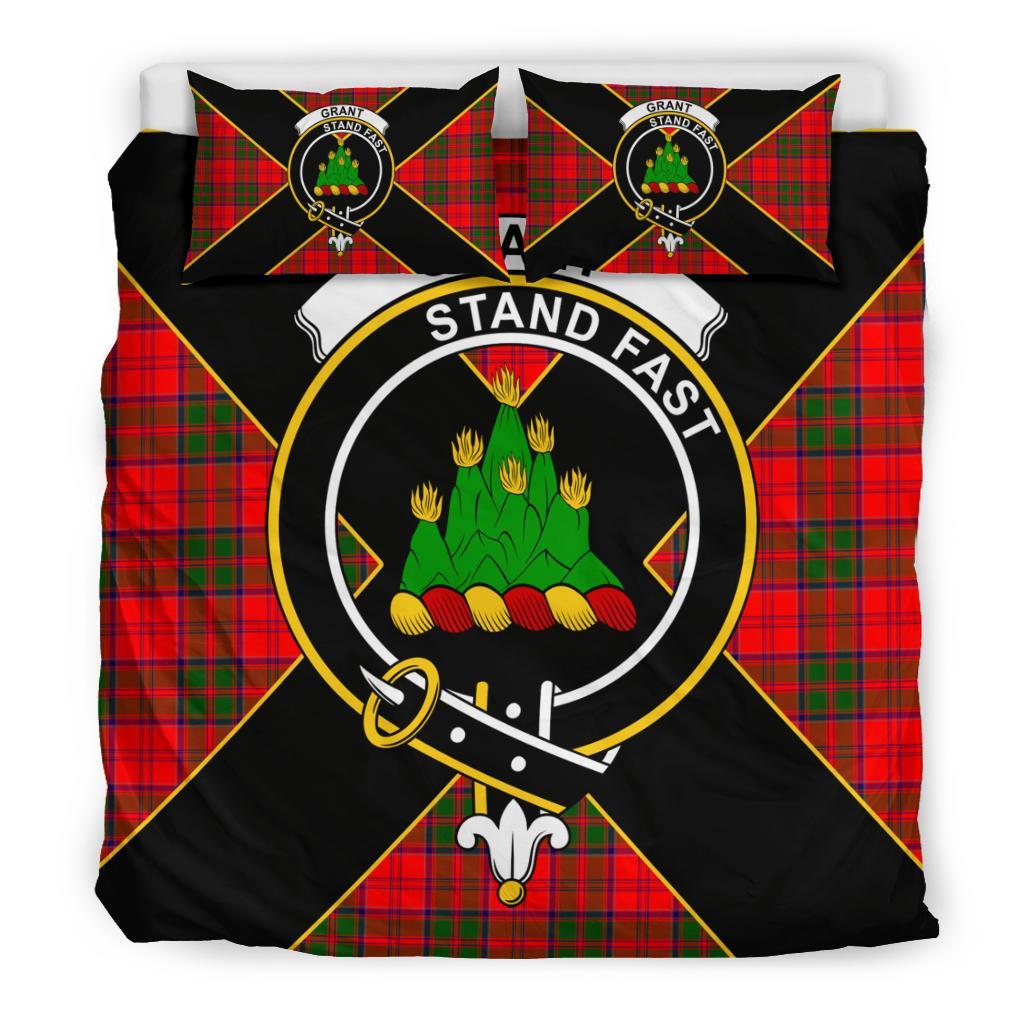 Grant Tartan Crest Bedding Set - Luxury Style