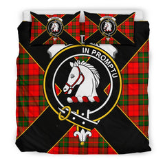 Dunbar Tartan Crest Bedding Set - Luxury Style