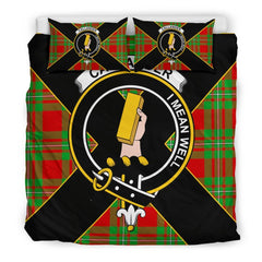 Callander Tartan Crest Bedding Set - Luxury Style