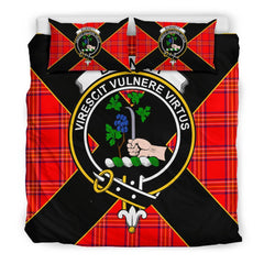 Burnett Tartan Crest Bedding Set - Luxury Style