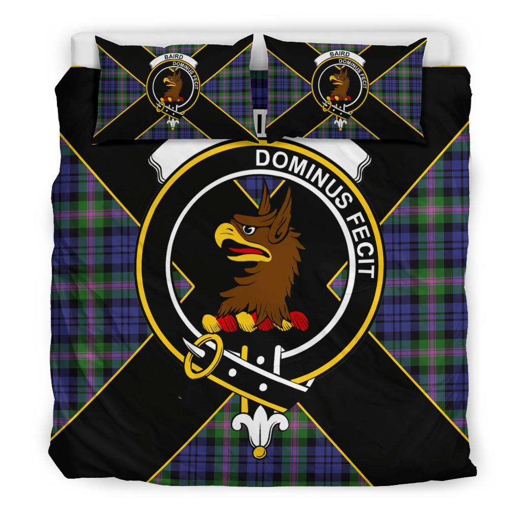 Baird Tartan Crest Bedding Set - Luxury Style