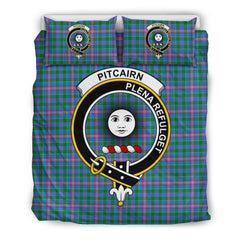 Pitcairn Family Tartan Crest Bedding Set