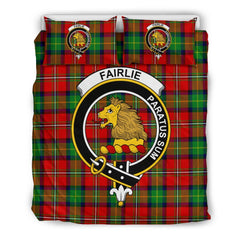 Fairlie Family Tartan Crest Bedding Set