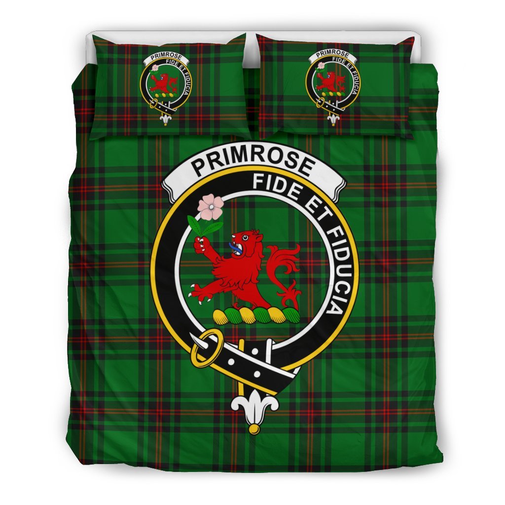 Primrose Family Tartan Crest Bedding Set