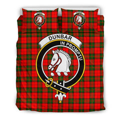 Dunbar Family Tartan Crest Bedding Set