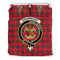 Drummond Family Tartan Crest Bedding Set