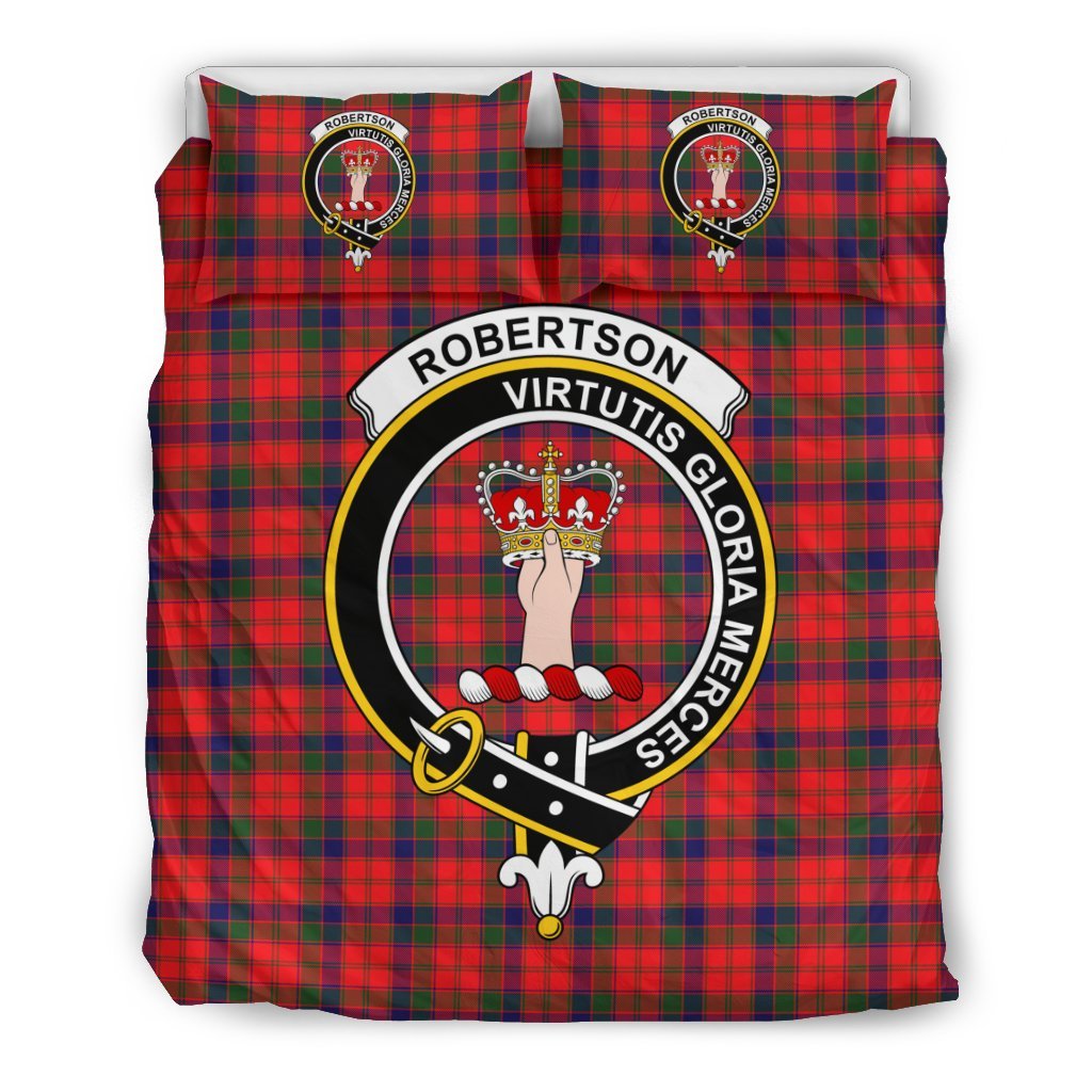 Robertson Family Tartan Crest Bedding Set