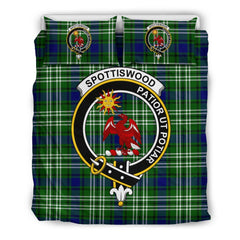 Spottiswood Family Tartan Crest Bedding Set