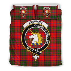 Stewart (Of Appin) Family Tartan Crest Bedding Set