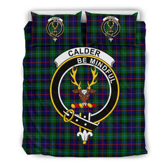 Calder Tartan Crest Bedding Set