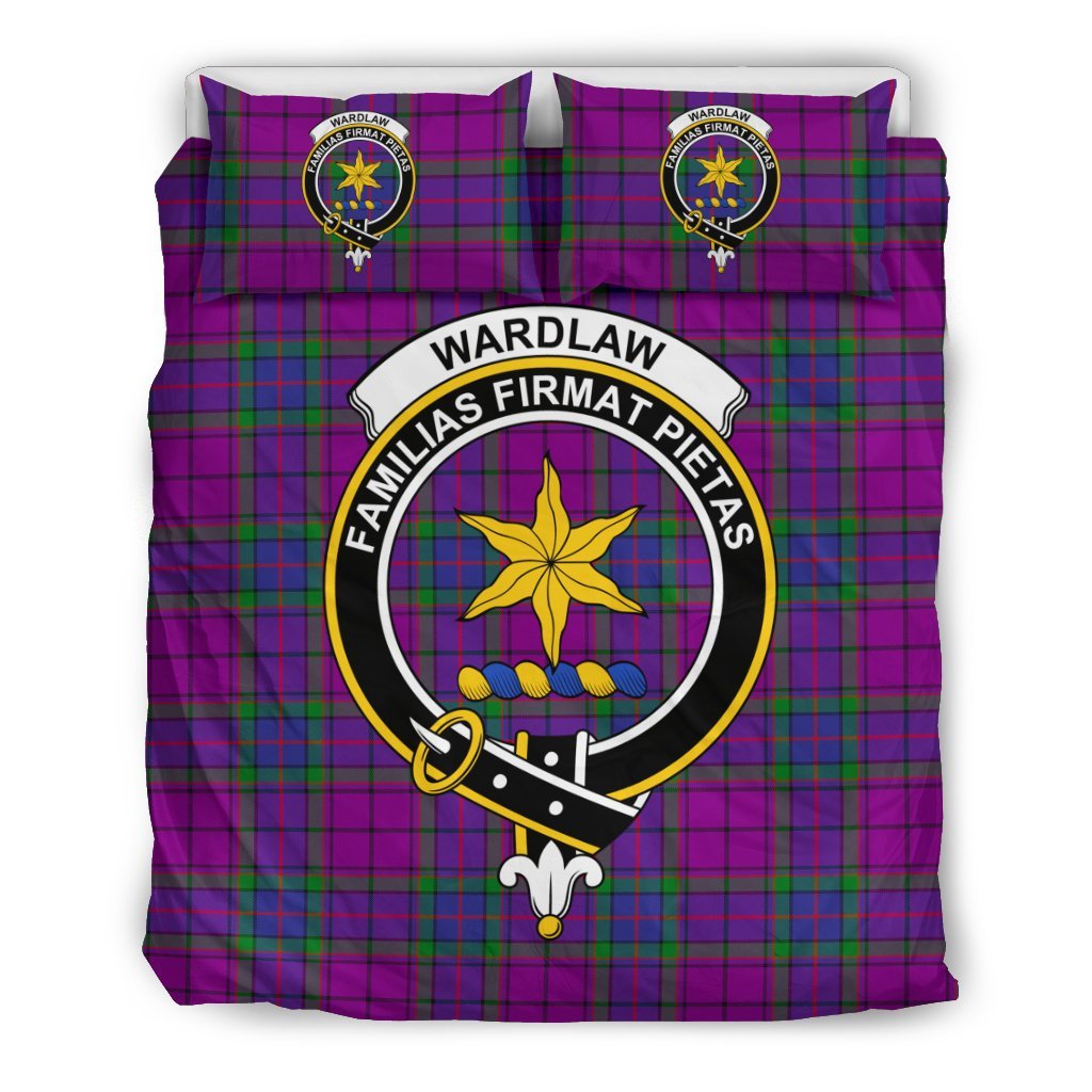 Wardlaw Family Tartan Crest Bedding Set