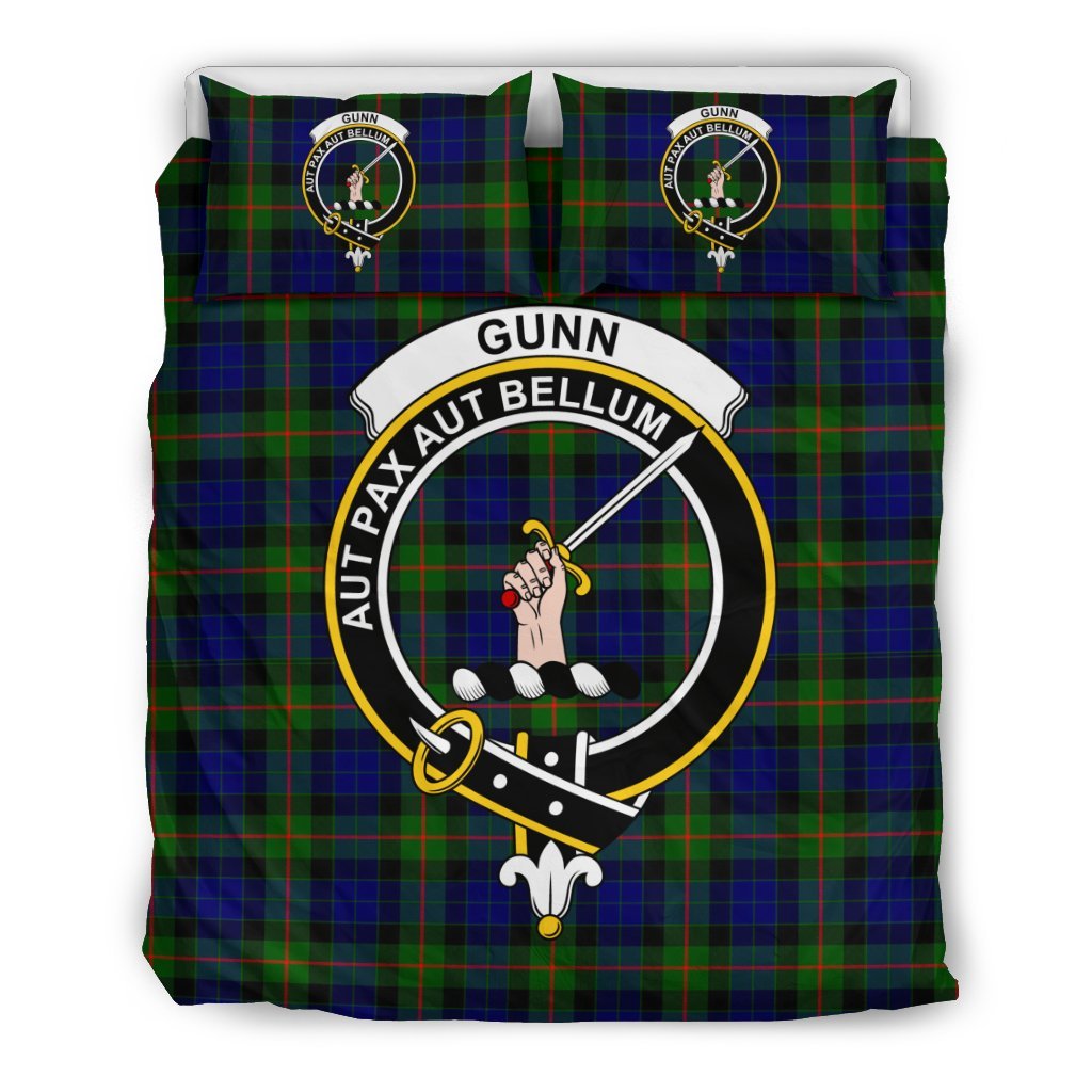 Gunn Family Tartan Crest Bedding Set