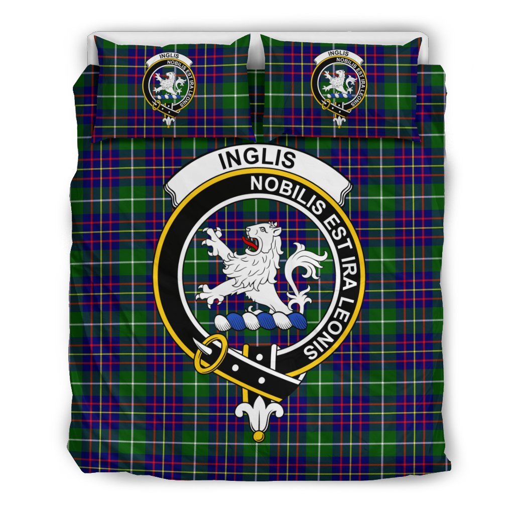 Inglis Tartan Crest Bedding Set