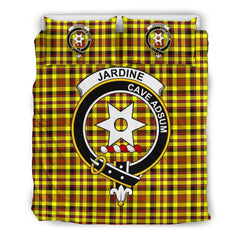 Jardine Family Tartan Crest Bedding Set