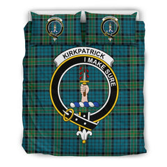 Kirkpatrick Tartan Crest Bedding Set