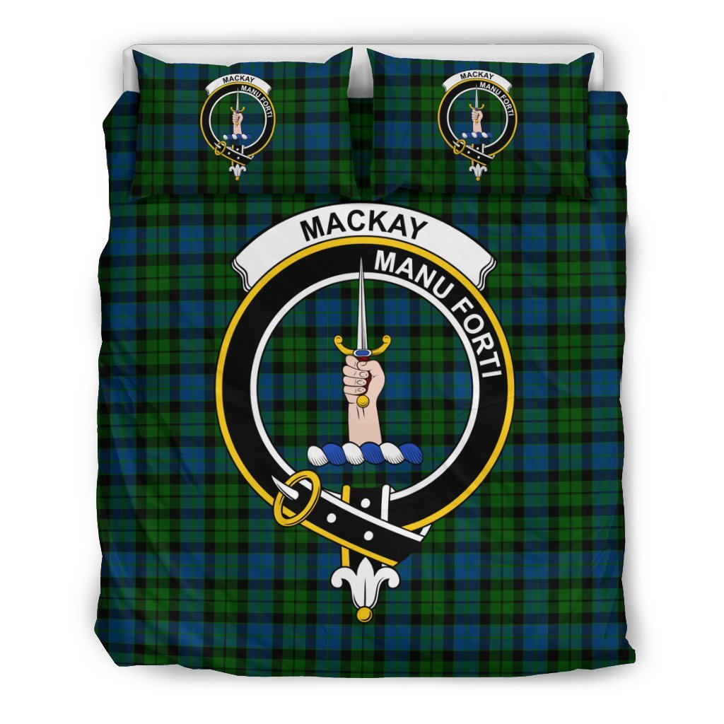 Mackay Family Tartan Crest Bedding Set