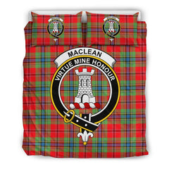 Maclean Family Tartan Crest Bedding Set