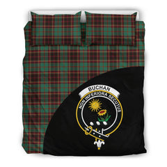 Buchan Ancient Family Tartan Crest Wave Style Bedding Set