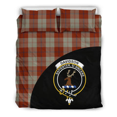 Davidson Dress Dancers Family Tartan Crest Wave Style Bedding Set