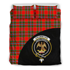 Drummond of Perth Family Tartan Crest Wave Style Bedding Set