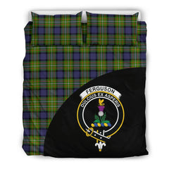 Fergusson Modern Tartan Crest Wave Style Bedding Set