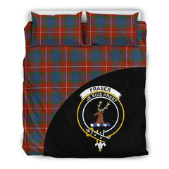 Fraser Ancient Tartan Crest Wave Bedding Set