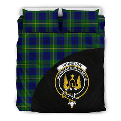 Johnston Modern Family Tartan Crest Wave Style Bedding Set