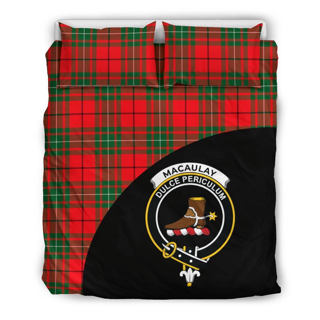 MacAulay Modern Family Tartan Crest Wave Style Bedding Set