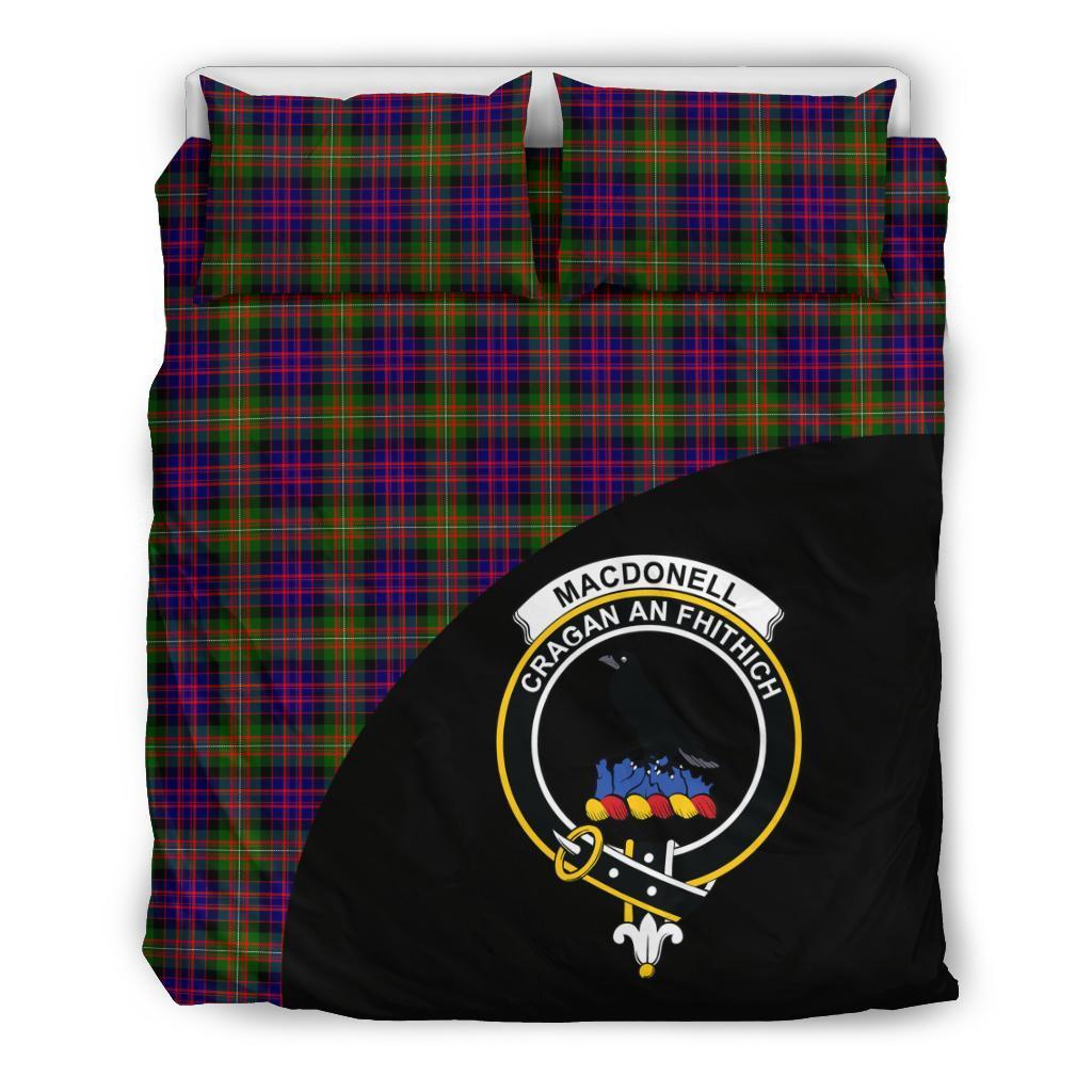 MacDonnell of Glengarry Modern Family Tartan Crest Wave Style Bedding Set