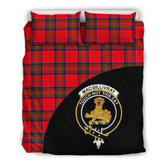 MacGillivray Modern Family Tartan Crest Wave Style Bedding Set