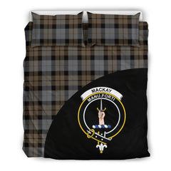 MacKay Weathered Family Tartan Crest Wave Style Bedding Set