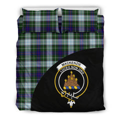 MacKenzie Dress Family Tartan Crest Wave Style Bedding Set