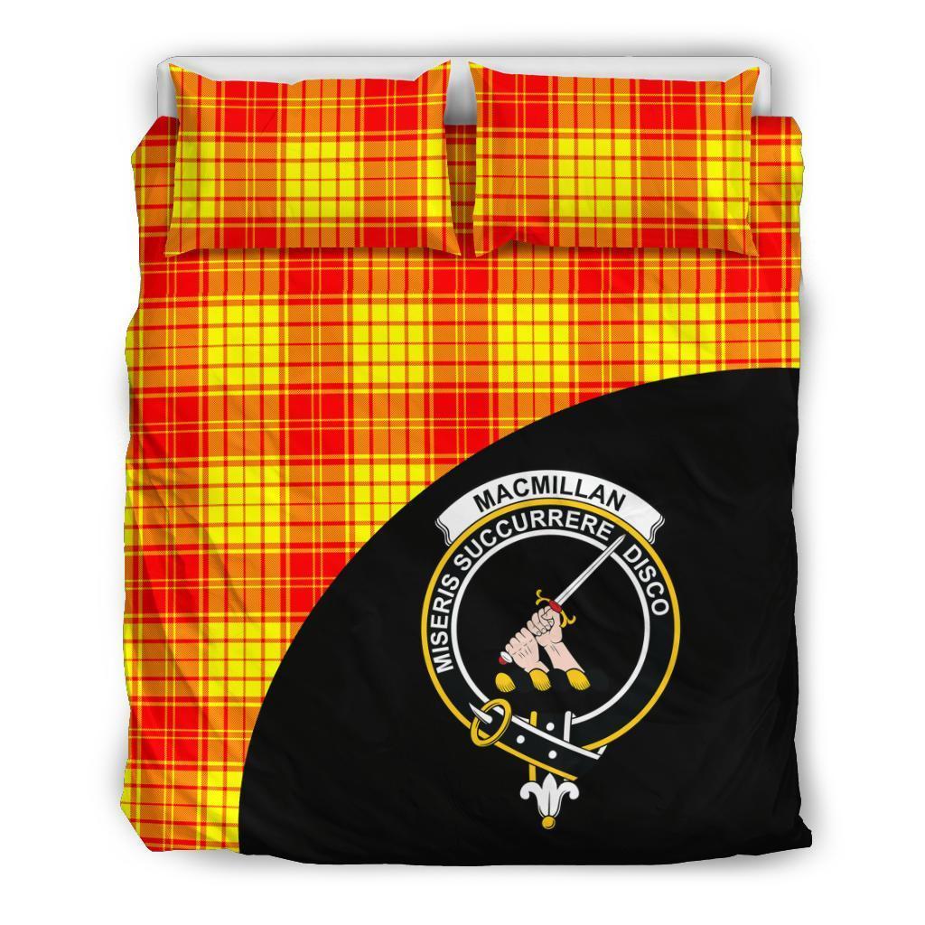 MacMillan Family Tartan Crest Wave Style Bedding Set