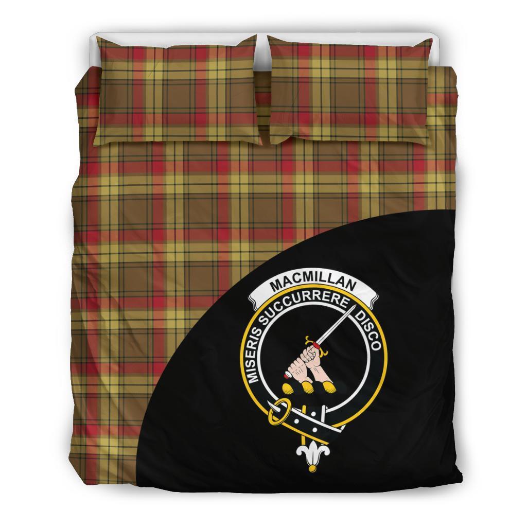 MacMillan Old Weathered Family Tartan Crest Wave Style Bedding Set